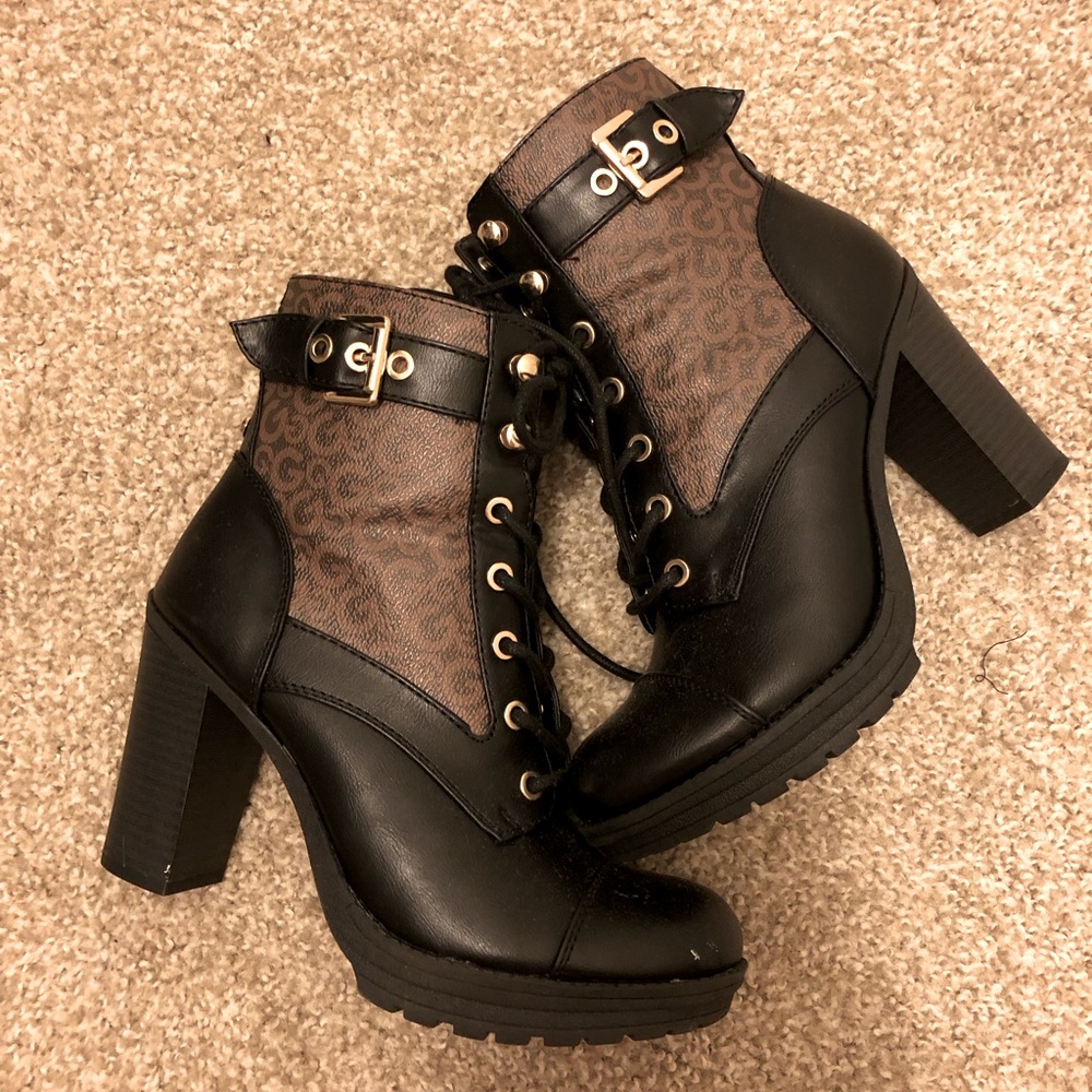 Guess heel boots